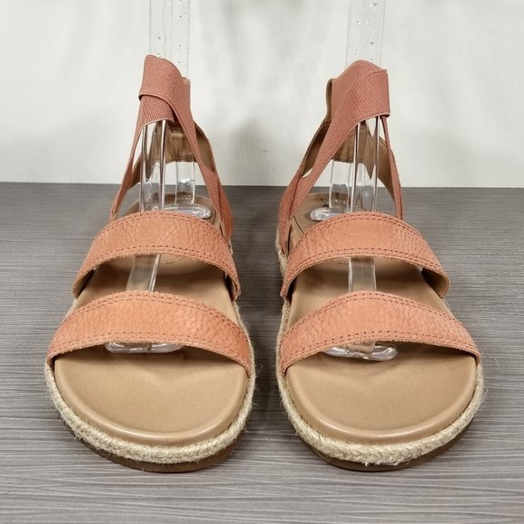 Lucky Brand Dilane Sandals, Canyon Clay Embossed Nubuck, Womens Size 6.5 M / 37 - Picture 2 of 11